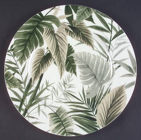 Tropical Garden Service Plate (Charger)