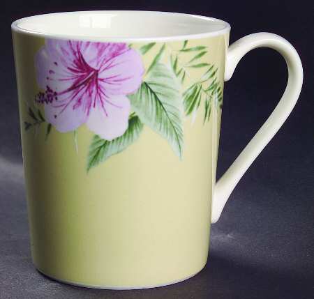 Tropical Garden Turquoise Mug