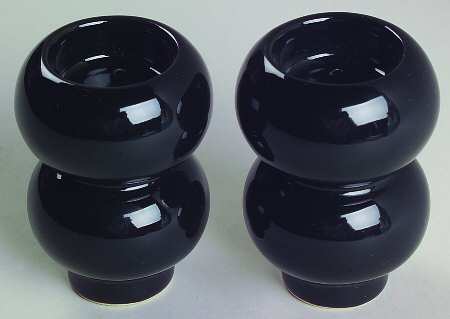 UFO Black Salt & Pepper Set