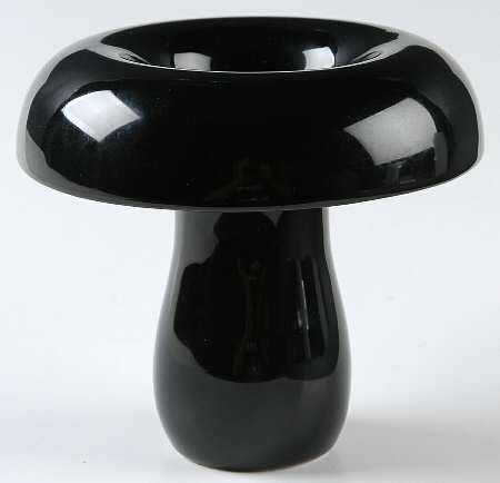 UFO Black 6" Vase