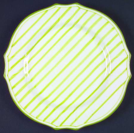 Pinstripes Dinner Plate