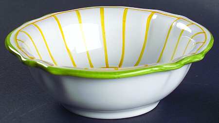 Pinstripes Soup/Cereal Bowl