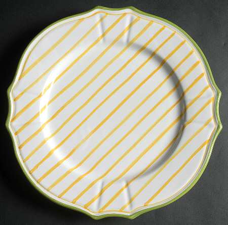 Pinstripes Dinner Plate