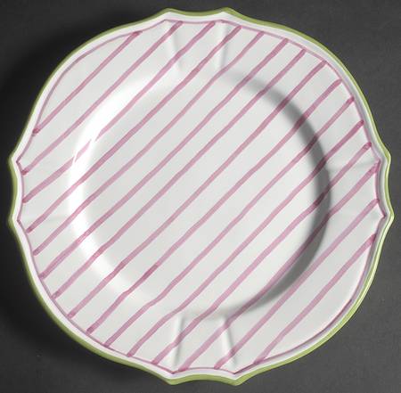Pinstripes Dinner Plate