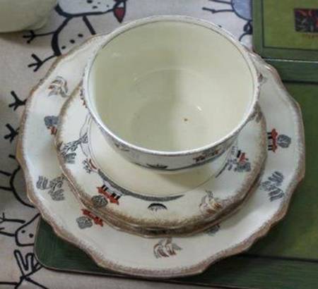 Willowette Flat Cup & Saucer Set