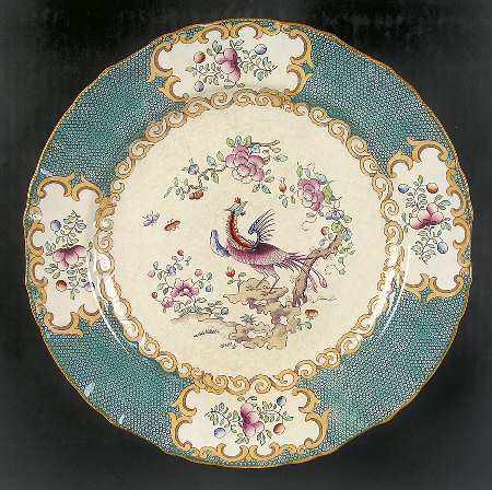 Cockatrice Turquoise (Scalloped) by Minton