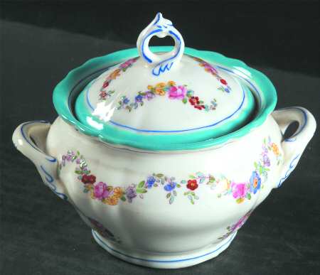 A300 (Scalloped) Mini Sugar Bowl & Lid