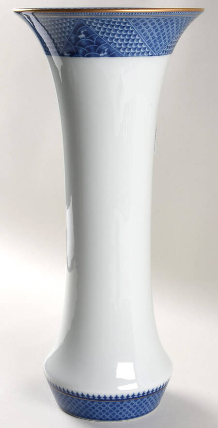Indigo Wave 16" Divina Vase