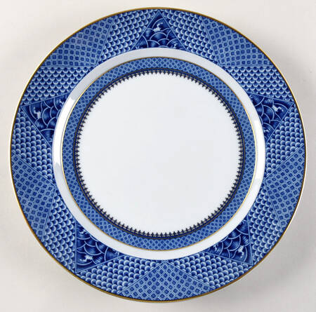 Indigo Wave 13" Chop Plate (Round Platter)