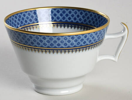 Indigo Wave Flat Cup