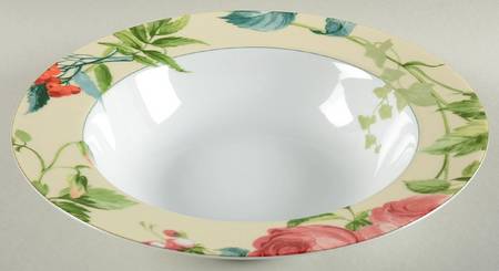 Silk Brocade 10" Round Vegetable Bowl