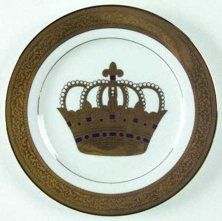 Magnificence Crown Salad Plate