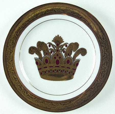 Magnificence Crown Salad Plate