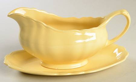 Glamour Sunflower Gravy Boat & Underplate