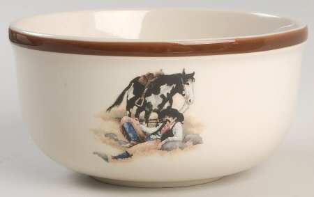 Cowboy Reflections Coupe Cereal Bowl