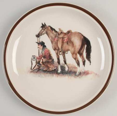 Cowboy Reflections Dinner Plate