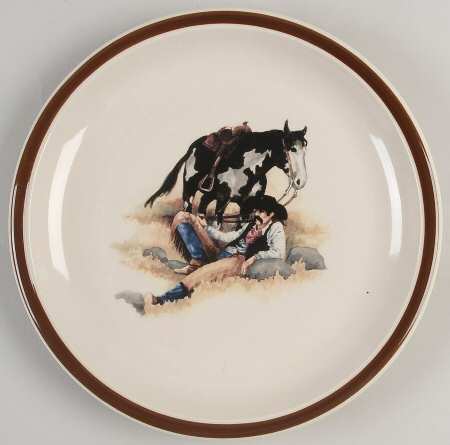 Cowboy Reflections Dinner Plate