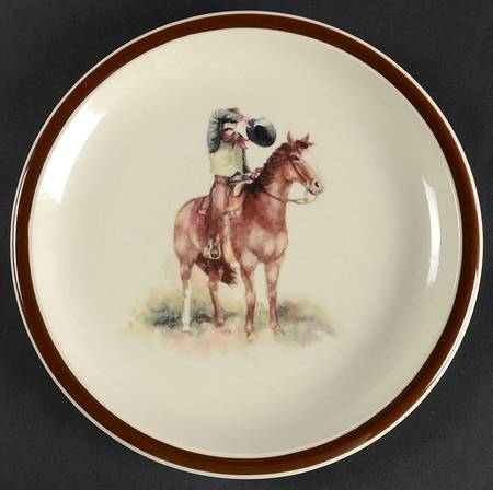 Cowboy Reflections Dinner Plate