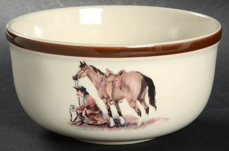 Cowboy Reflections Coupe Cereal Bowl