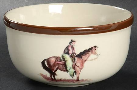 Cowboy Reflections Coupe Cereal Bowl