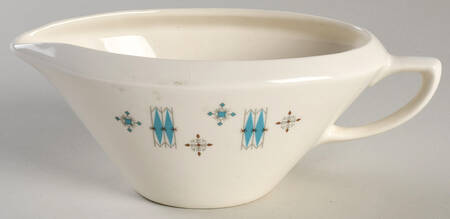 Modern Blue Gravy Boat