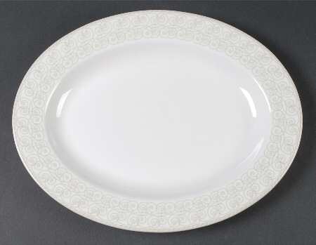 Serenade 13" Oval Serving Platter