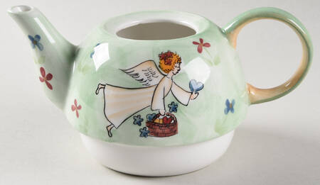 Harmony Heart Individual Teapot with Cup Teapot No Lid