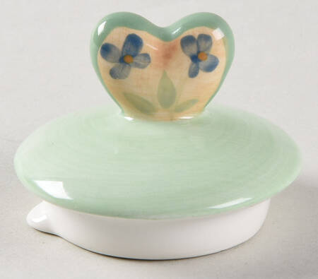 Harmony Heart Teapot Lid for Individual Teapot with Cup