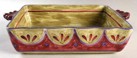 Tuscany Amethyst 16" Rectangular Baker