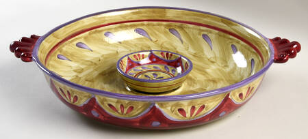 Tuscany Amethyst Chip and Dip Set