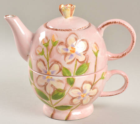 Canterbury Individual Teapot & Lid with Cup