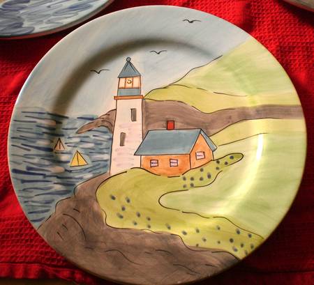 Maritime Salad/Dessert Plate