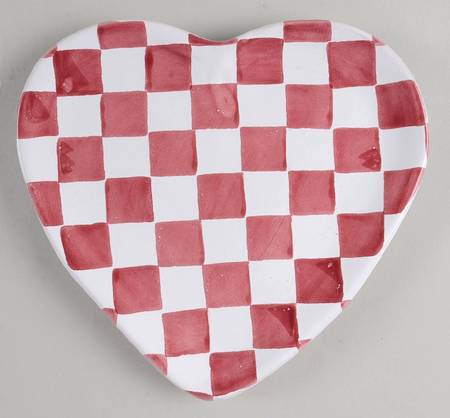 Check Heart Shaped Dish