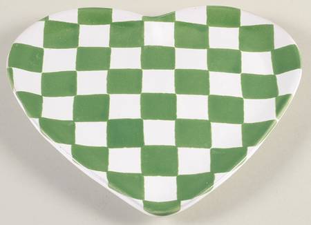Check Heart Shaped Dish