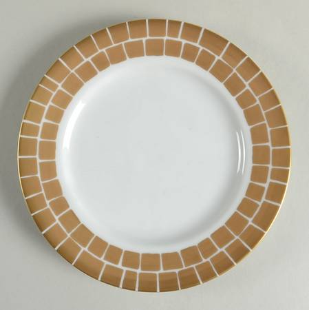 Bright Parisian Gold Palazzo Luncheon/Salad Plate