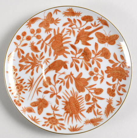 Sacred Bird & Butterfly (2004, Gold Accents) Saucer for Cream Soup Bowl