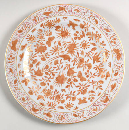 Sacred Bird & Butterfly (2004, Gold Accents) Service Plate (Charger)