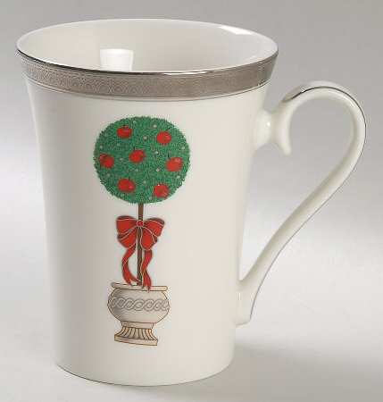 Topiary (Platinum, No Color Band) Mug