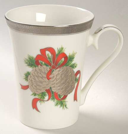 Pine Cones (Platinum) Mug