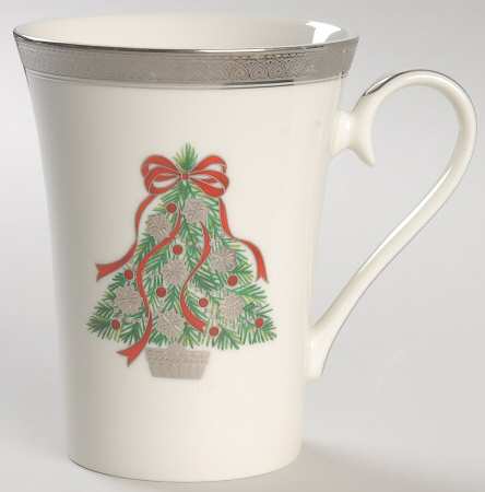 Festive Tree (Platinum) Mug