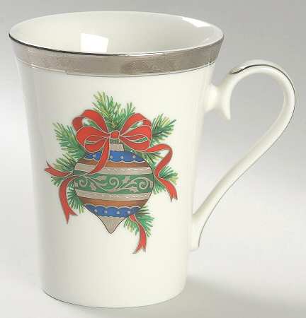 Pine Ornament (Platinum) Mug
