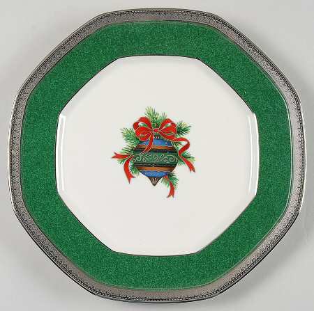Pine Ornament (Platinum) by Mikasa