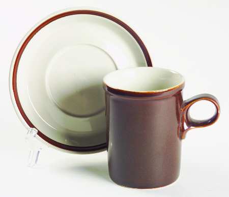 Earth Treasure Flat Cup & Saucer Set