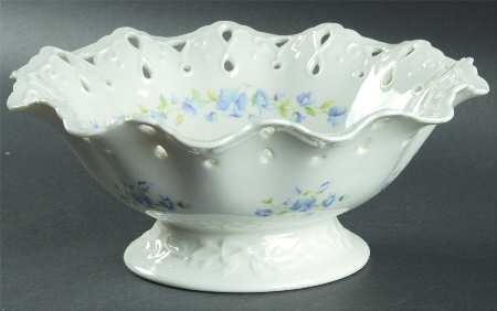 Floral Vine Small Round Fluted Dish