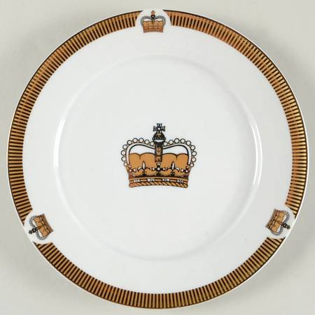 Majestic Crown Salad Plate
