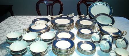1136PU Footed Cream Soup Bowl & Saucer Set