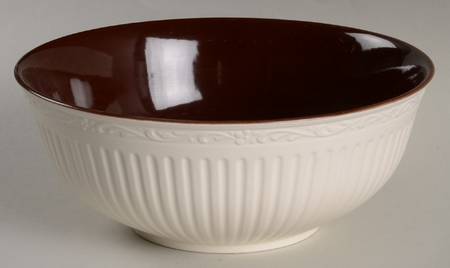 Italian Mocha (Dark Brown) 8" Round Vegetable Bowl