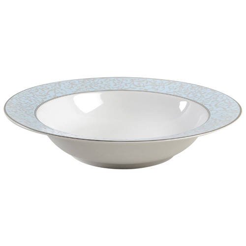 Parchment Blue 10" Round Vegetable Bowl by Mikasa