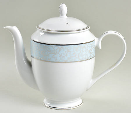 Parchment Blue Coffee Pot & Lid