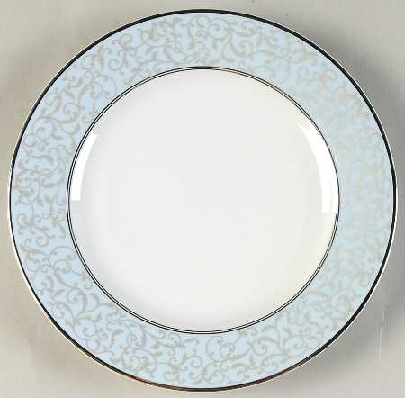 Parchment Blue Bread & Butter Plate